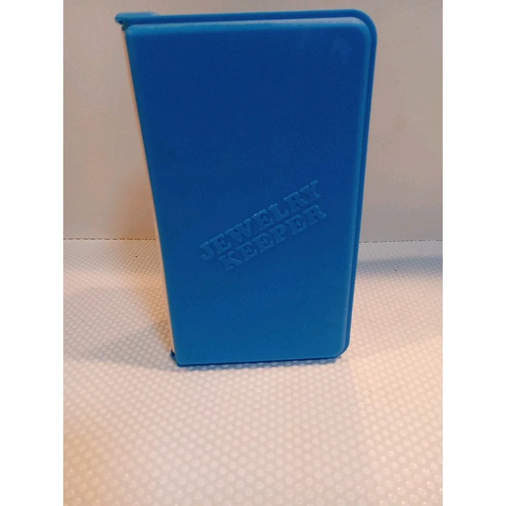 Vintage Emson 1988 Plastic Jewelry Keeper Compartment‎ Colorful Storage Box